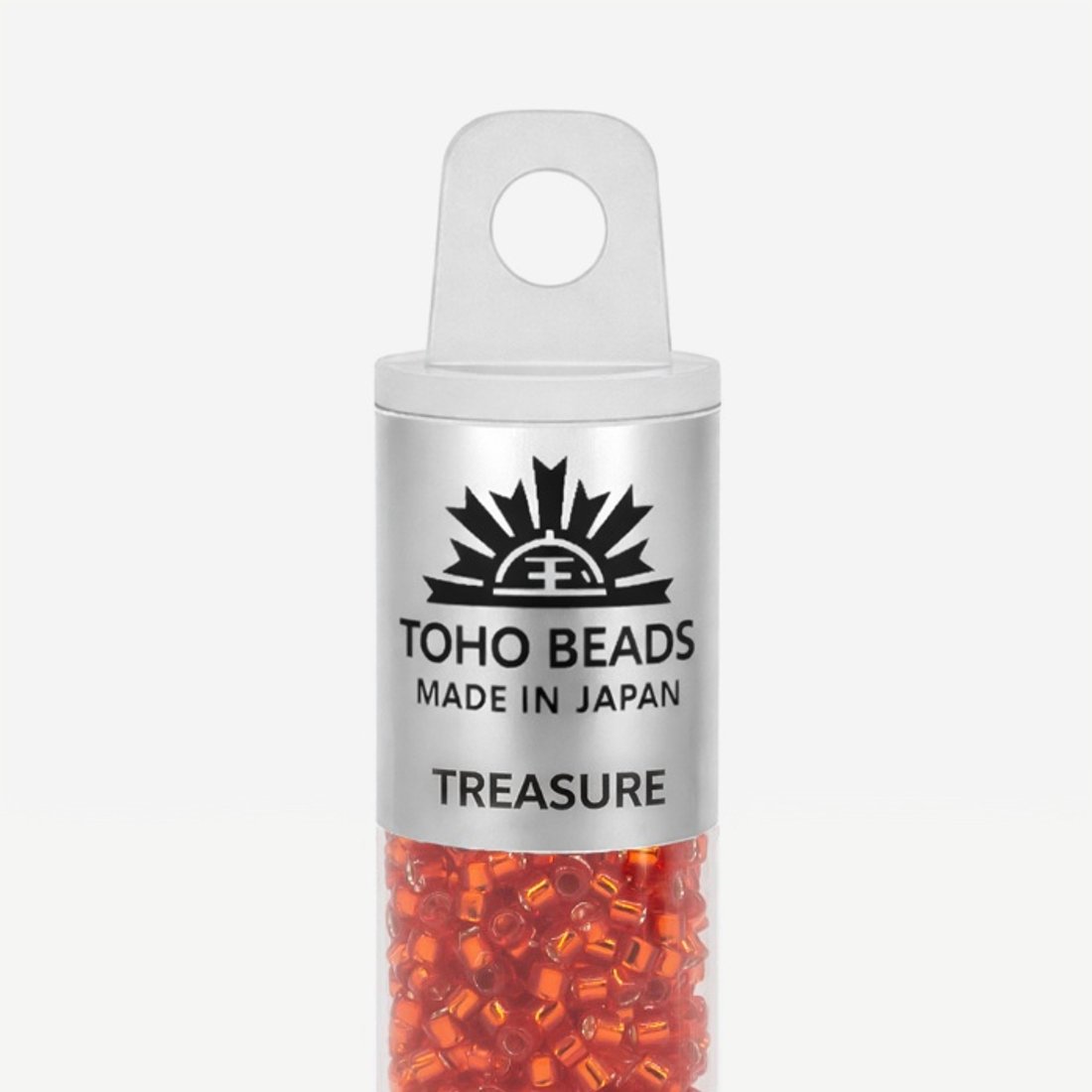 Японский бисер TOHO Treasure (№25), с внутренним серебрением, прозрачный