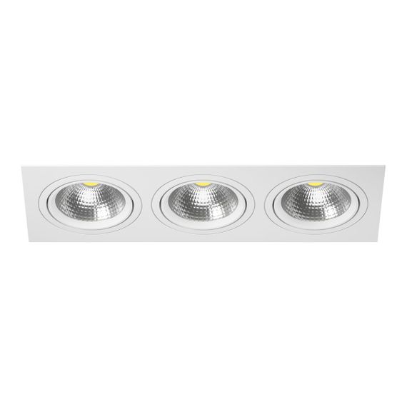 Комплект из светильника и рамки Lightstar Intero 111 (217836+217906+217906+217906) i836060606