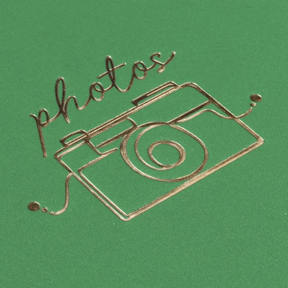 ZEP RQ4640V 10x15x40магн.стр. Oliver Green (зеленый) ф/альбом