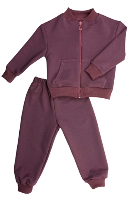 Спортивный костюм 0410/6 брусника, б/к