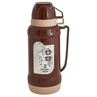 Термос со стеклянной колбой 1,8 л ALPENKOK AK-10108S коричневый