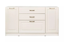 Ливерпуль Комод Белый/Ясень ваниль