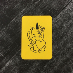 Единорог №23 с сердцем