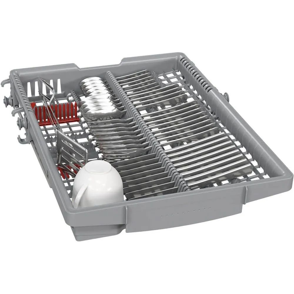Встраиваемая посудомоечная машина Bosch SPV2HMX42E, узкая, 10 комплектов, 4 программы, защита от протечек, белая
