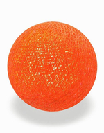Хлопковый шарик оранжевый