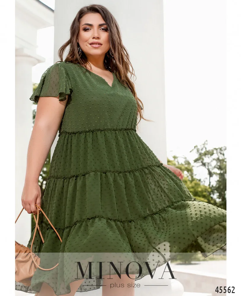 Платье 8638-1-хаки Minova