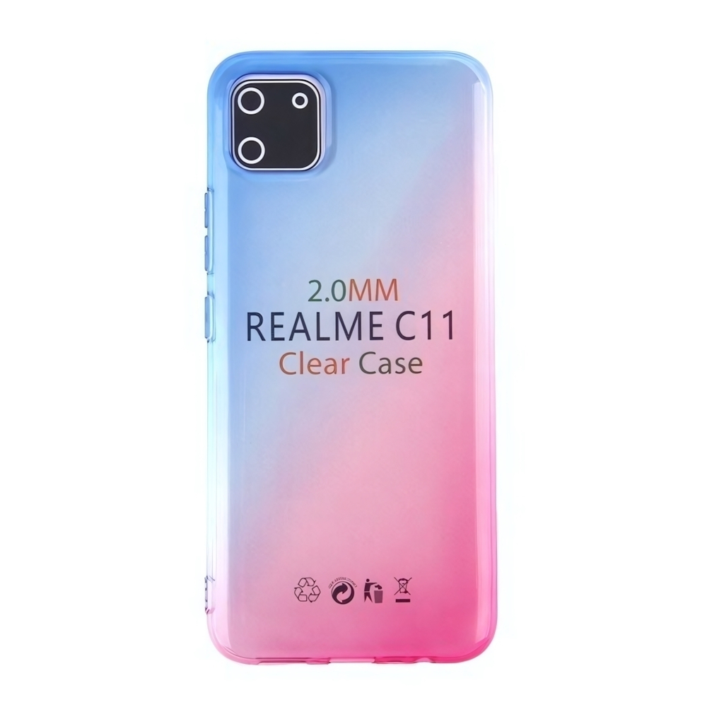 Чехол для Realme C11 Градиент, ТПУ, 012964