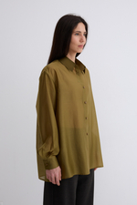 Рубашка Ветер из тенсела и хлопка