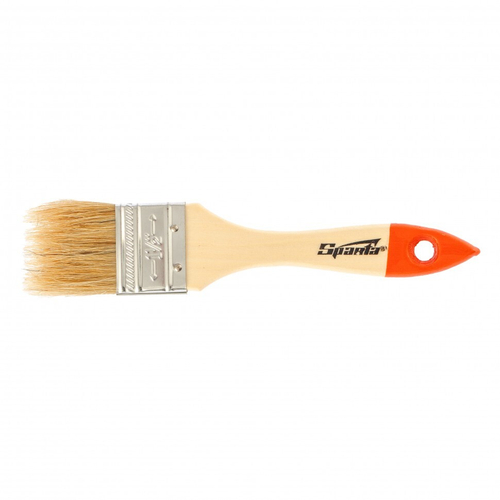 Кисть плоская Slimline 1.5" (38 мм), натуральная щетина, деревянная ручка Sparta