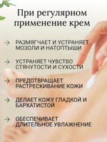 Крем для ног FOR YOU с мочевиной 20% (виноград) 200 мл