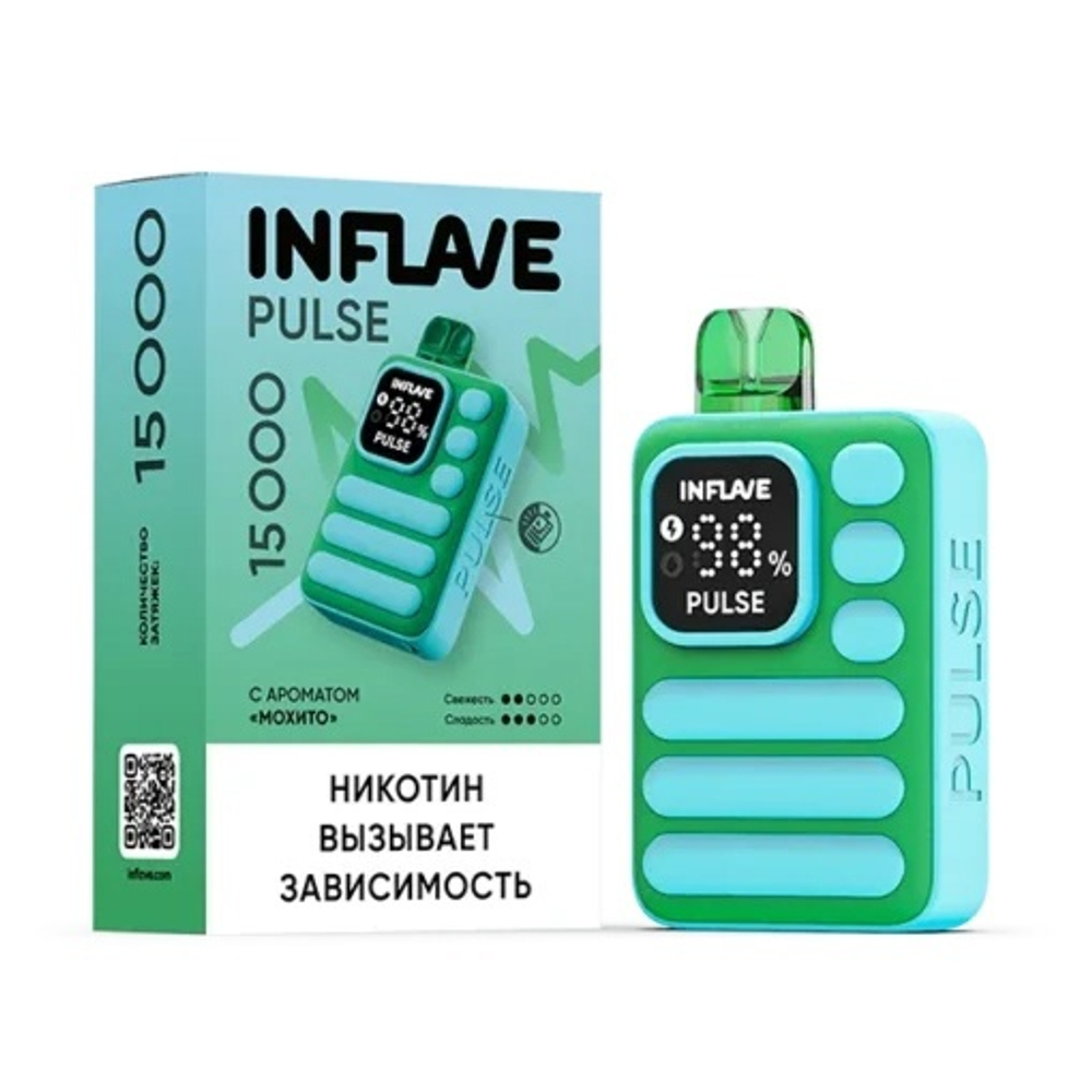 Inflave Pulse Мохито 15000 затяжек 20мг (2%)