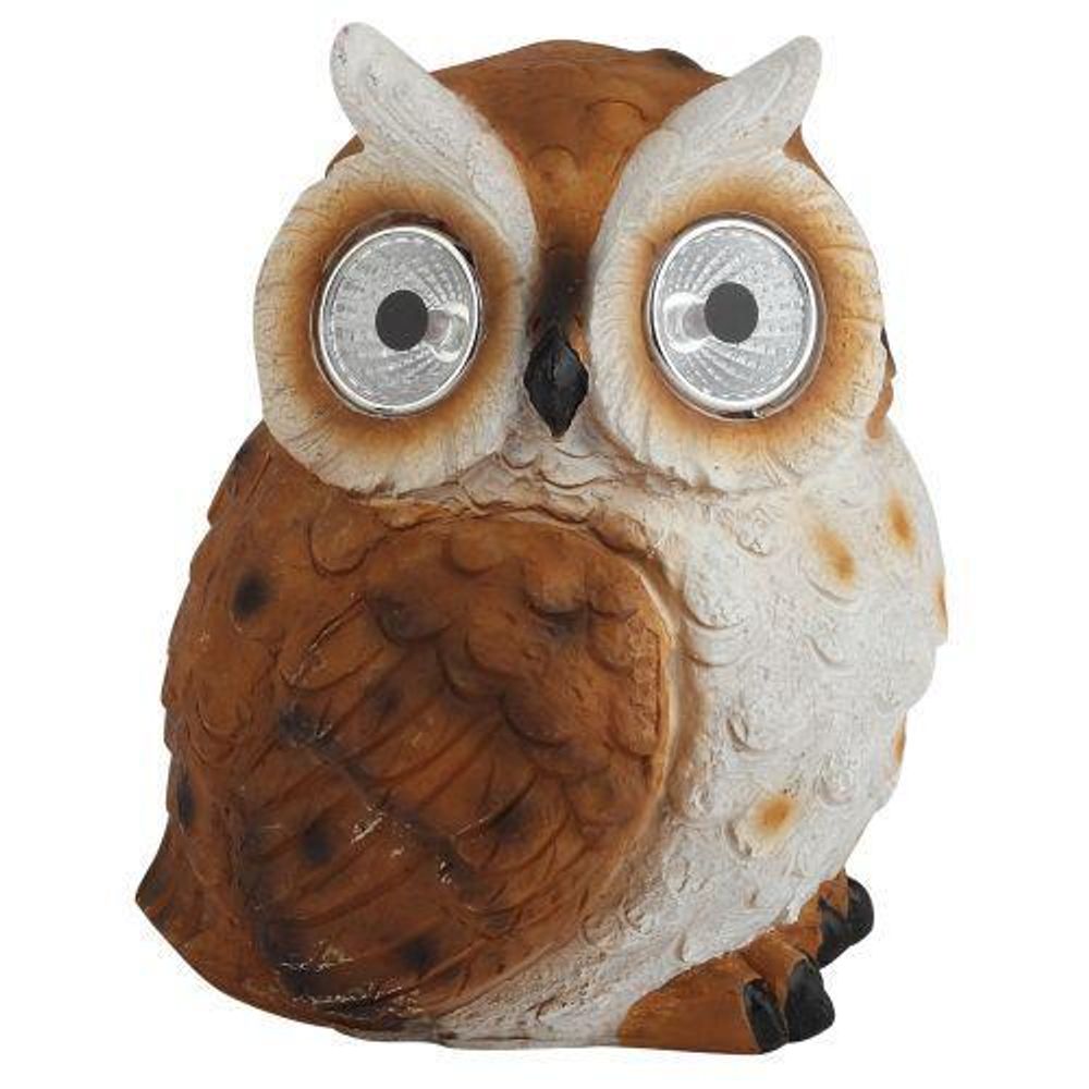 Светильник садовый Филин рыжий на солнечной батарее полистоун 13см ERAFYS01-11 ЭРА Б0044843 Светильник садовый Филин рыжий на солнечной батарее полистоун 13см ERAFYS01-11 ЭРА Б0044843