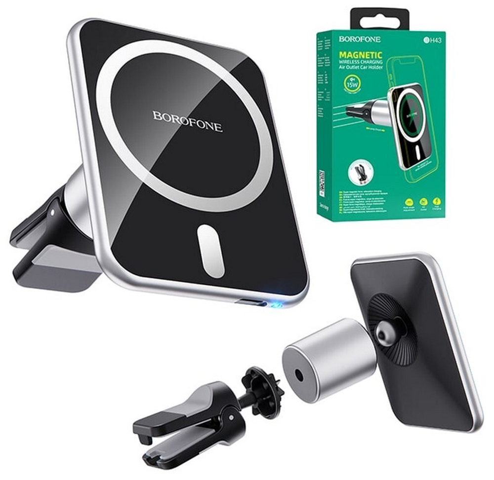 Автомобильный держатель для телефона BOROFONE BH43 Magnetic,Wireless