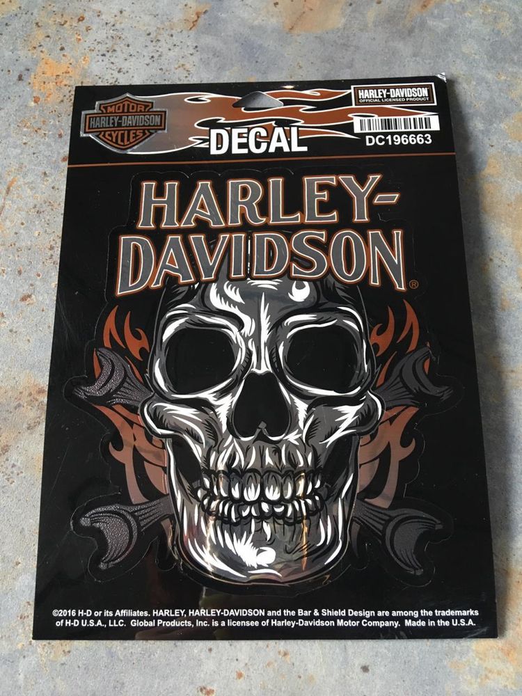 Наклейка Skull Mouth Harley-Davidson