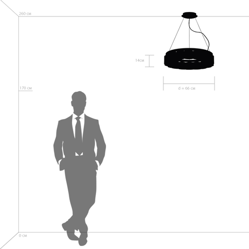 812186 Люстра NIBBLER 18х6W(Led) G9 ЧЕРНЫЙ/БЕЛЫЙ