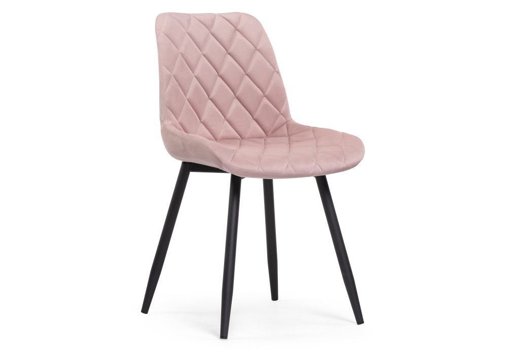 Стул на металлокаркасе Баодин Б/К розовый / черный