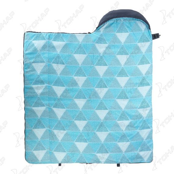 Спальный мешок FUJI Wide 300 (220х90, синтепон, синий) (T-HS-SB-FW-300) Helios