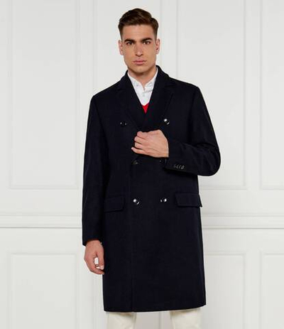 Шерстяное пальто Hechter Paris - темно-синий(45019-142270)