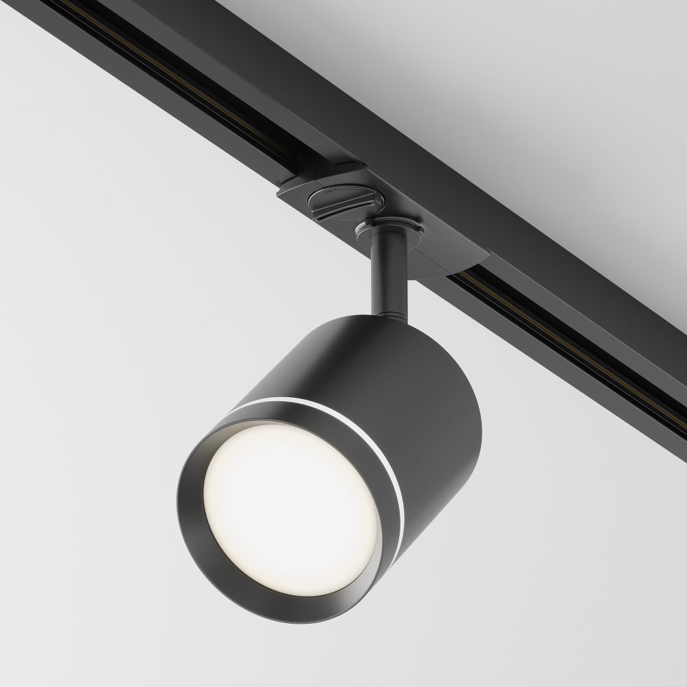 Трековый однофазный светодиодный светильник Maytoni Unity Orlo TR085-1-5W4K-B