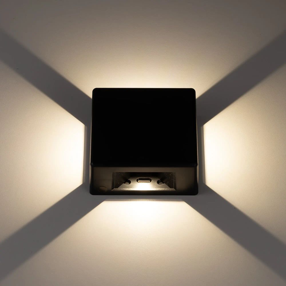 Citilux STELS CLU0721 LED Уличный настенный светильник Чёрный