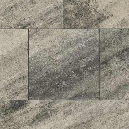 Тротуарная плитка КВАДРАТ 500х500 мм - Листопад гладкий Антрацит