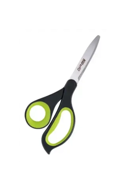 Ножницы 200 мм KW-TRIO универсальные, ручки с резиновой вставкой, зеленые 03909-GRN