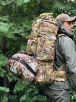 Рюкзак тактический Grizzly 75 л Cordura 500D Мультикам