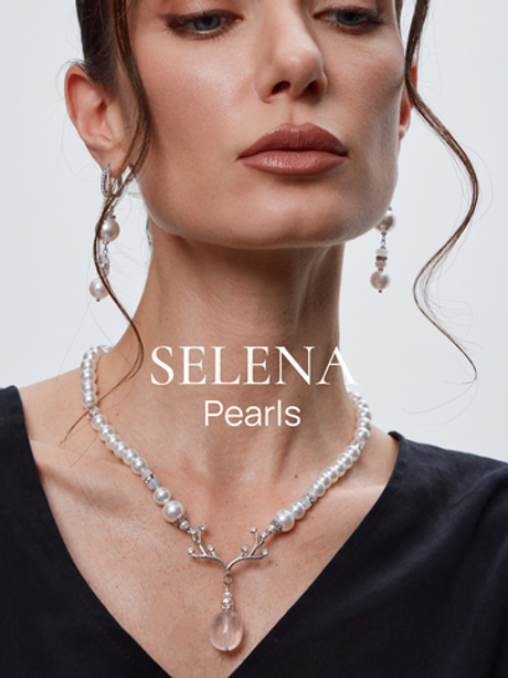 91004270 Колье Selena Pearls