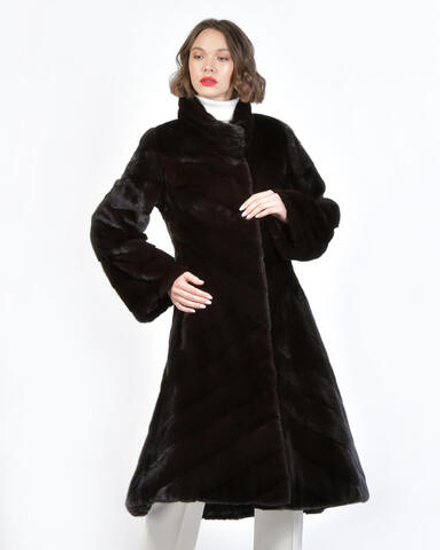 Шуба из меха норки