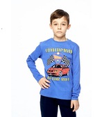 Лонгслив для мальчиков 1-4 лет (ВАЙТ КОТТОН)