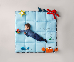 IKEA KLAPPA  (ИКЕА КЛАППА)  -  Игровой коврик, 114x114 см