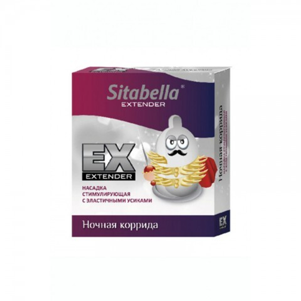 Насадка стимулирующая Sitabella Extender "Ночная коррида"