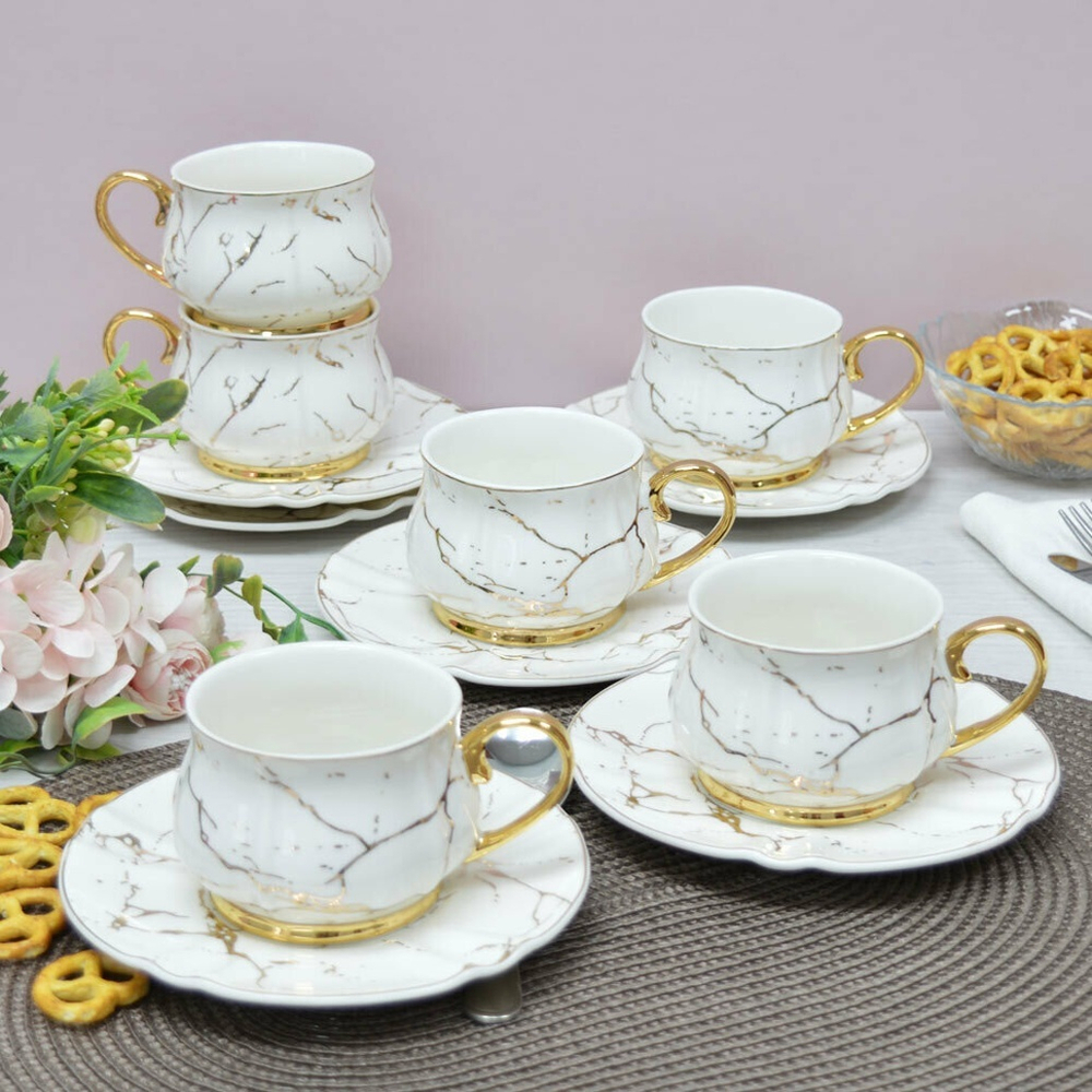 Чайный набор 12 предметов 200мл Премиум LR 31138