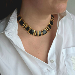 Колье Anne Klein графитовая мозаика