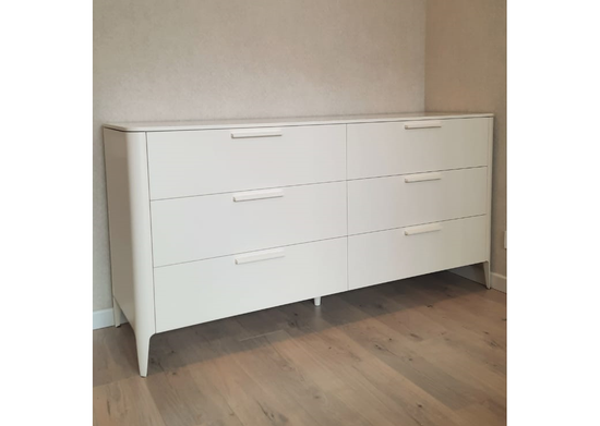 Комод Type 6 ящиков ширина 170 см (молочный)
