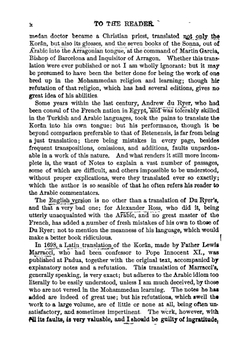 The Koran, commonly called the Alkoran of Mohammed | George Sale