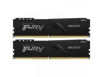 Оперативная память Kingston Fury KF432C16BBK2/16, DDR4 2х 16ГБ 3200 МГц, DIMM, RTL