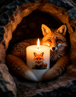 Трансфер переводной - декаль для свечей и гипса зверушки 001 А5