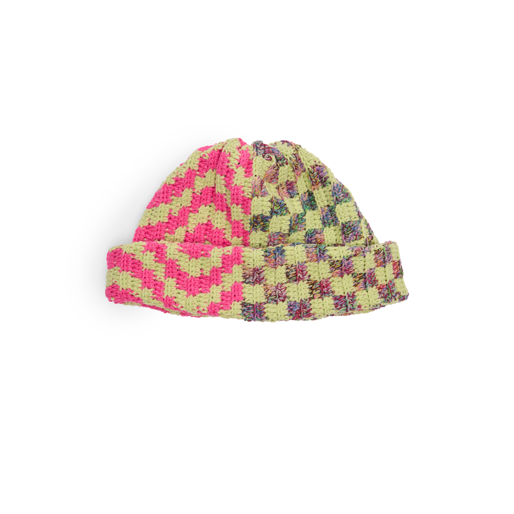 Шапка Jacob Cro Beanie Twins "Pink Salad Melange"