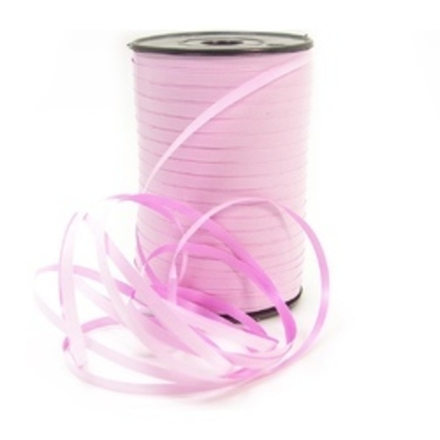Лента (0,5 см х 500 м) Пудровый/Розовый