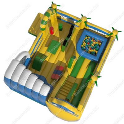 Коммерческий надувной батут "Слайз-скалодром"