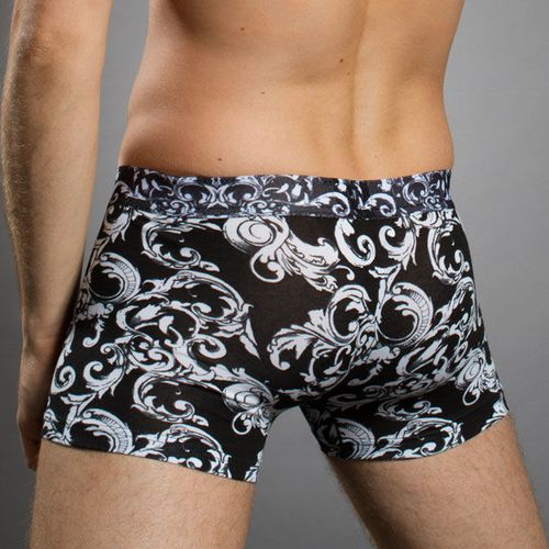 Мужские трусы боксеры Doreanse 1888 цвет черный-белый Мужские трусы боксеры Doreanse 1888 цвет черный-белый