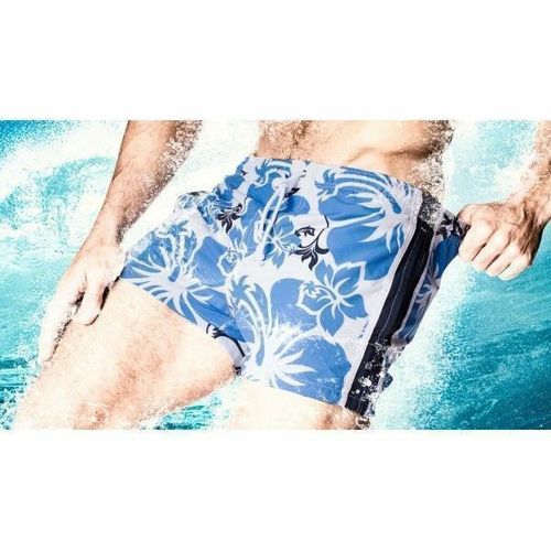 Мужские шорты пляжные голубые Aussiebum Coast Scent Five'O