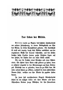 Die Lieder Der Bilitis | Pierre Louÿs