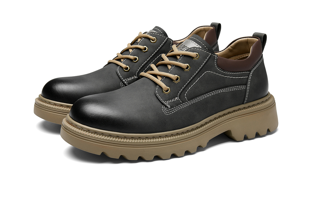 HLA Synthetic Leather Work Boots Men"s