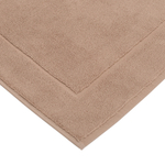 Коврик для ванной светло-коричневого цвета из коллекции essential, 50х80 см