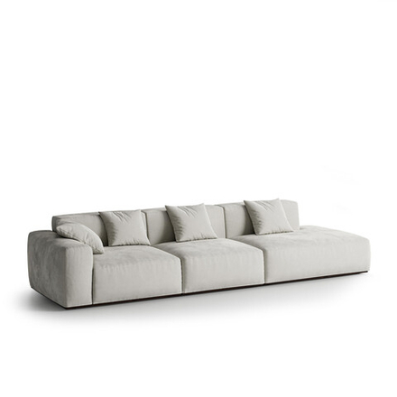 4-х местный нераскладной диван с лаундж модулем SAGA 004/002/011