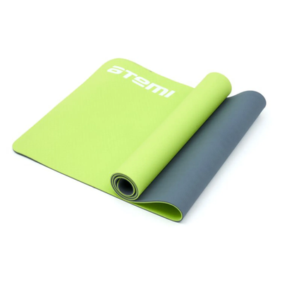 AYM-0321 Коврик для йоги и фитнеса 173*61*0,4 см (двухцветный)