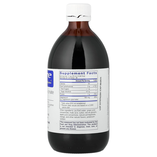 Pure Encapsulations, Magnesium Glycinate Liquid, 16.2 fl oz (480 ml)