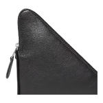 Balenciaga Solid Color Cow Leather Triangle Bag Clutch Small Unisex Black
